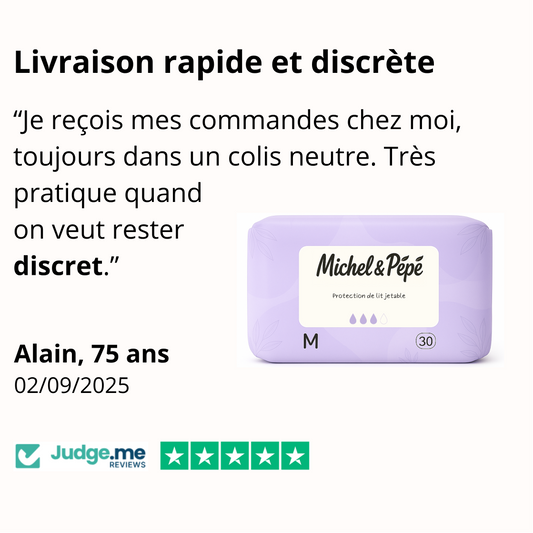 Alèse de lit douce et absorbante