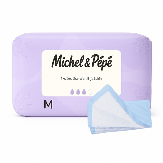 Alèse de lit douce et absorbante