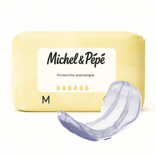 Protection anatomique absorbante et respirante